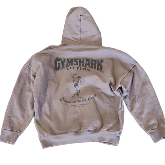 Gymshark Men's Committed to the Craft Hoodie, Dusty Brown, Size M - Picture 6 of 11